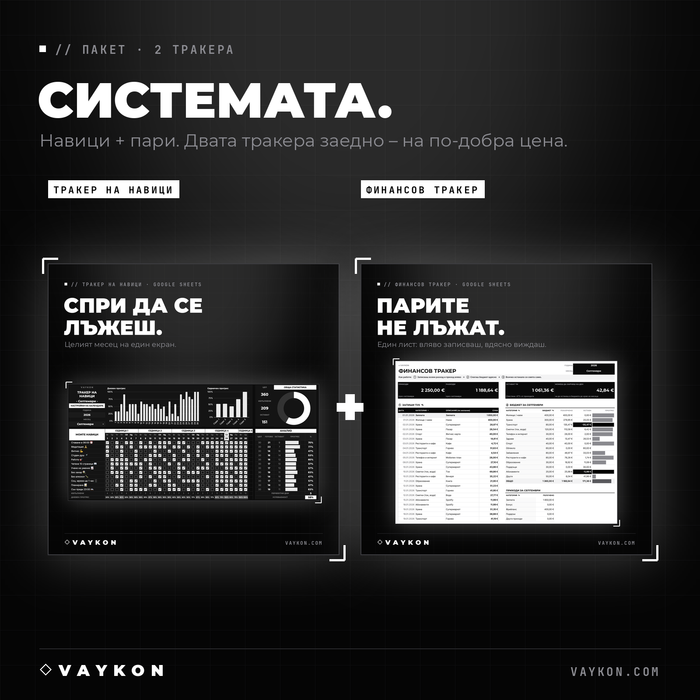 VAYKON — Системата (навици + финанси)